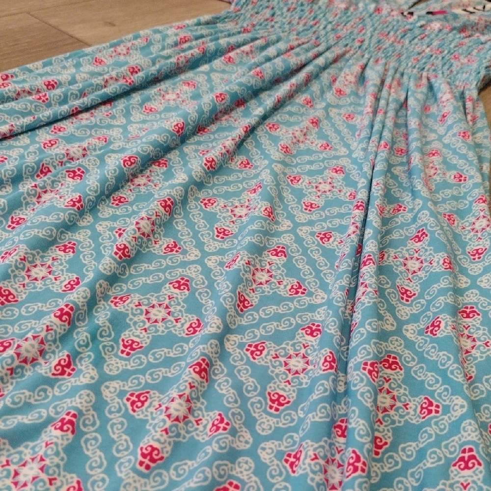 5th & Love Maxi Dress with Chevron Sleeves - Picture 9 of 16